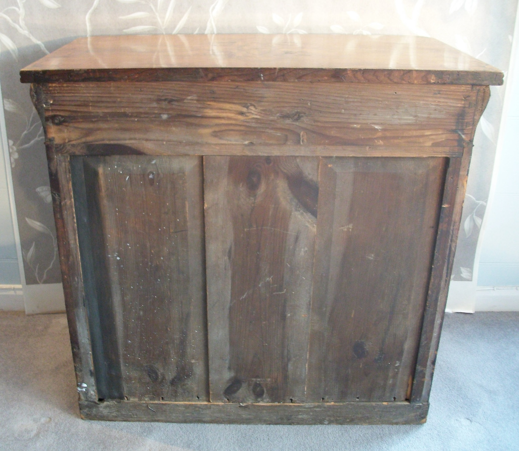 walnut small chest of drawers